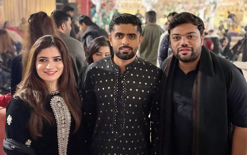 Ducky Bhai Biography | Age, Net Worth, Family, Wife 4 Ducky Bhai and Aroob Jatoi with Babar Azam