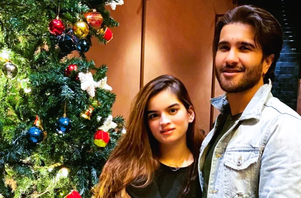 Feroze Khan with His wife, Syeda Aliza
