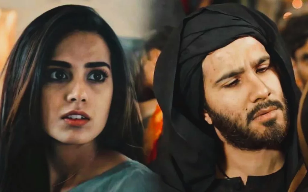 Iqra Aziz with co-star, Feroze Khan