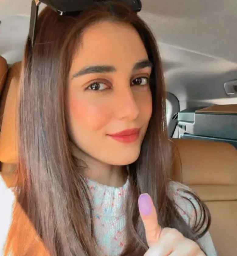 Maya Ali Vote Cast 8 February 2024