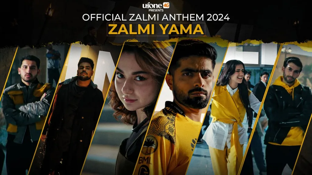 PSL 9: Babar Azam and Hania Aamir Unite in Peshawar Zalmi Anthem, "Zalmi Yama" 2 PSL 9: Babar Azam and Hania Aamir Unite in Peshawar Zalmi Anthem, "Zalmi Yama"